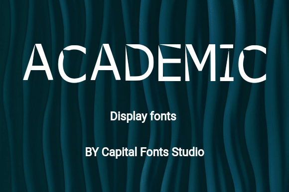 Academic Brings Bold Playfulness to Marketing Typeface Design