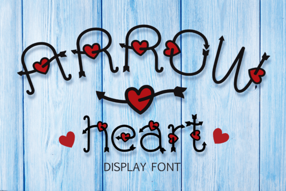 Arrow Heart Font: A Warm Display Typeface for Small Business Branding