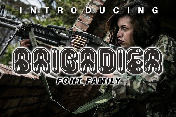 Brigadier: A Bold Display Typeface for Modern Editorial Design