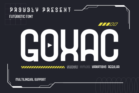 Goxac: A Bold Display Font for Modern Business Branding