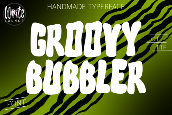 Groovy Bubbler: A Playful Display Font for Handmade Products