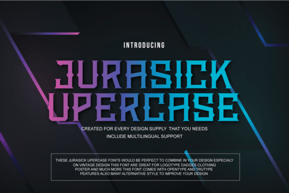 Jurasick Uppercase: A Designer's Real-World Verdict