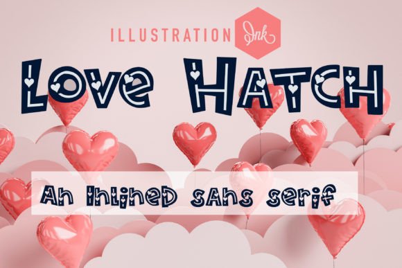 Love Hatch Font: A Retro Display Typeface for Small Business Branding