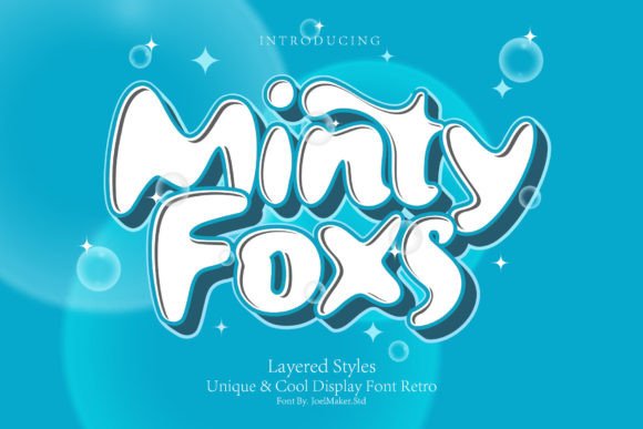 Minty Foxs: A Playful Display Font for Editorial Storytelling