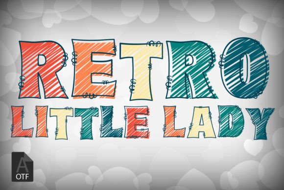 Retro Little Lady: A Playful Display Font for Bold Branding