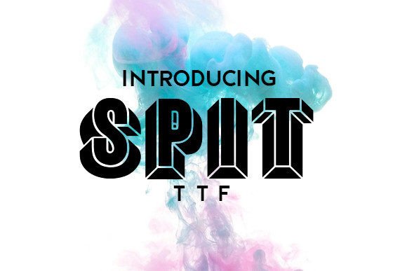 Spit Display Typeface: A Campaign Designer’s Take on 3D Bold Typography