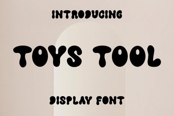 Toys Tool Display Font: A Playful Typeface for Editorial Design