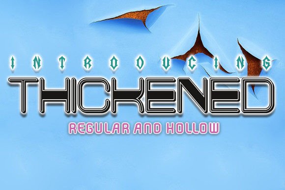 Why Thickened Is the Display Font Your Editorial Project Needs