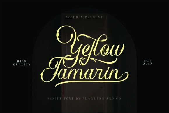 Yellow Tamarin: A Display Font with Real Character